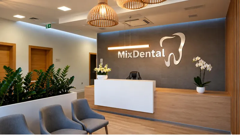 Recepcja gabinetu MixDental w Łodzi